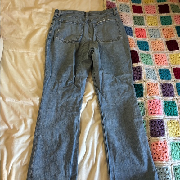 Abercrombie Curve Love High Rise Flare Jeans - Picture 3 of 4